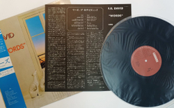Винтажная виниловая пластинка LP F.R. David Words (Japan 1983) (Obi)