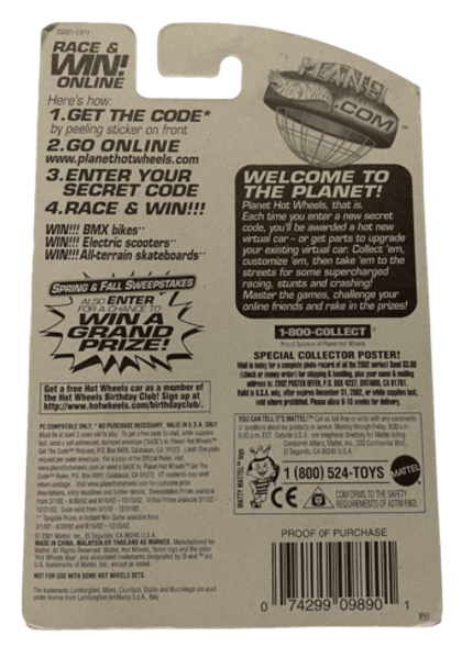 Hot Wheels Lamborghini Countach (2002)