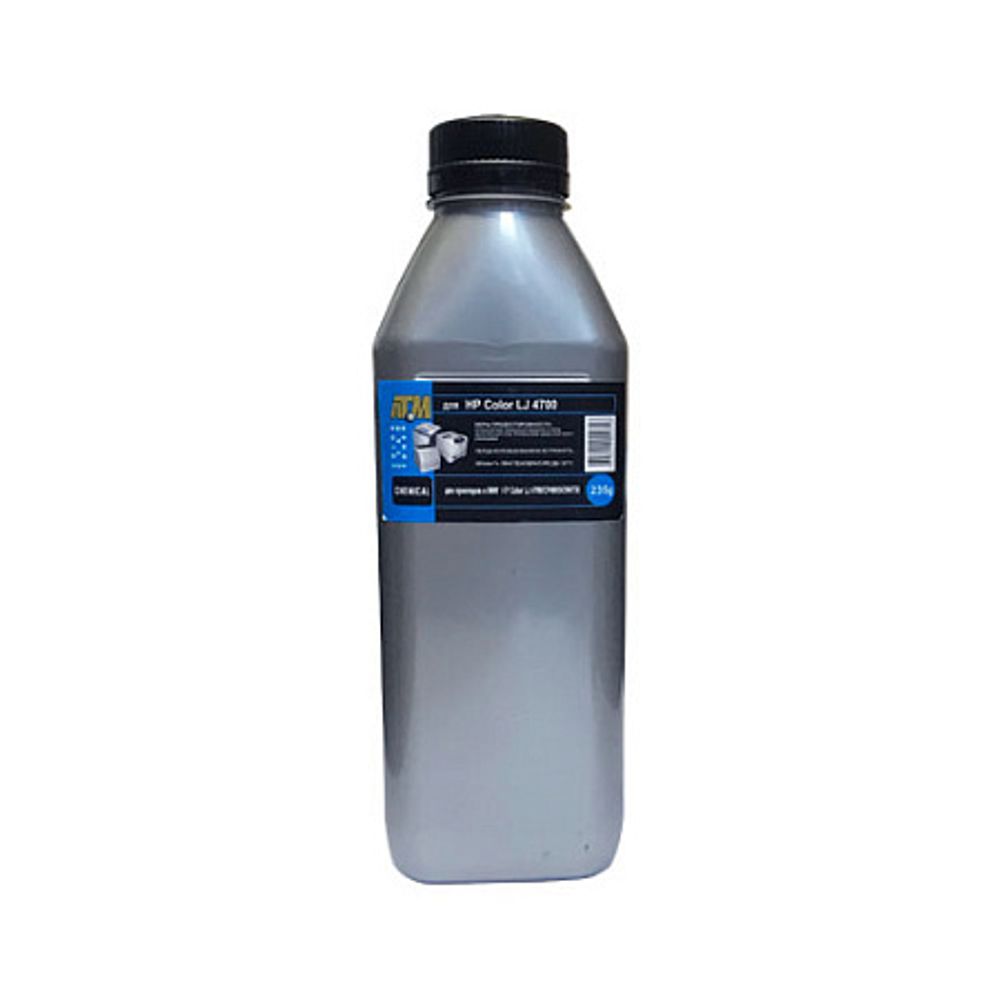 Тонер для HP Color LJ 4700/CM4730/CP 4005 (235гр, голубой, Polyester, TMC040, IMEX) Silver ATM