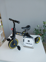 Детский трехколесный велосипед  Farfello PLK-205 (Черный/blue)