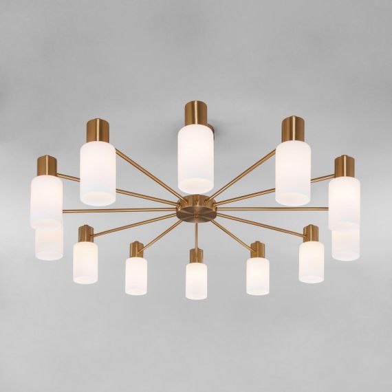 Потолочная люстра Eurosvet Vegga 70160/12 латунь Smart