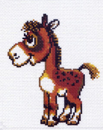 "Лошадка"-0236 канва с рисунком