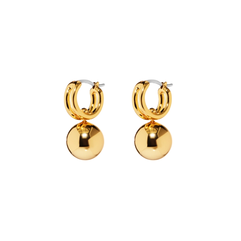 Серьги-кольца Мини Лира – Золото