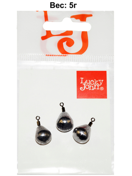 Грузa Lucky John JIG RIG 5г, уп. 3шт