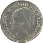 Netherlands, 10 Cents, 1941 – Queen Wilhelmina, UNC