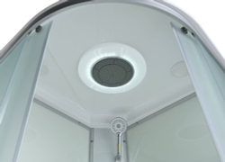 Душевая кабина AvaCan (АваКан) C2010 LED с низким поддоном, с ГМ, с электрикой и LED освещением, 100х100х215