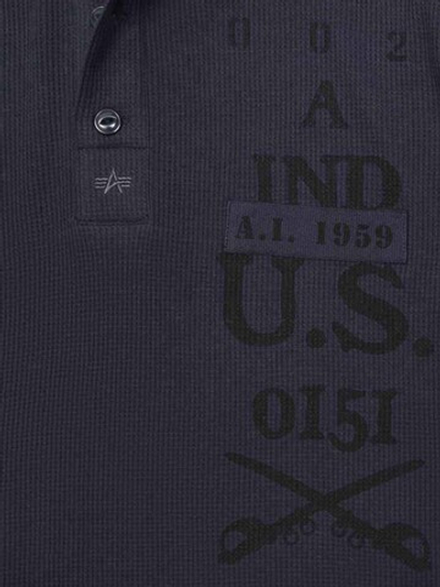 Толстовка Alpha Industries Langdon (т. синяя - r.blue)