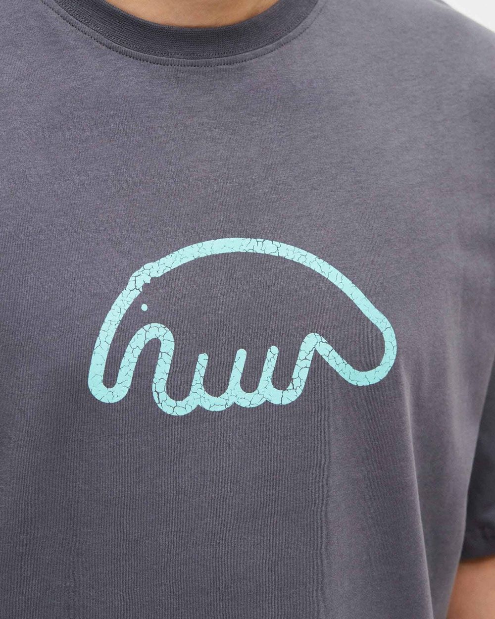 Купить Футболка Anteater 357 Logo темно-серая Футболка Anteater 357 Logo темно-серая