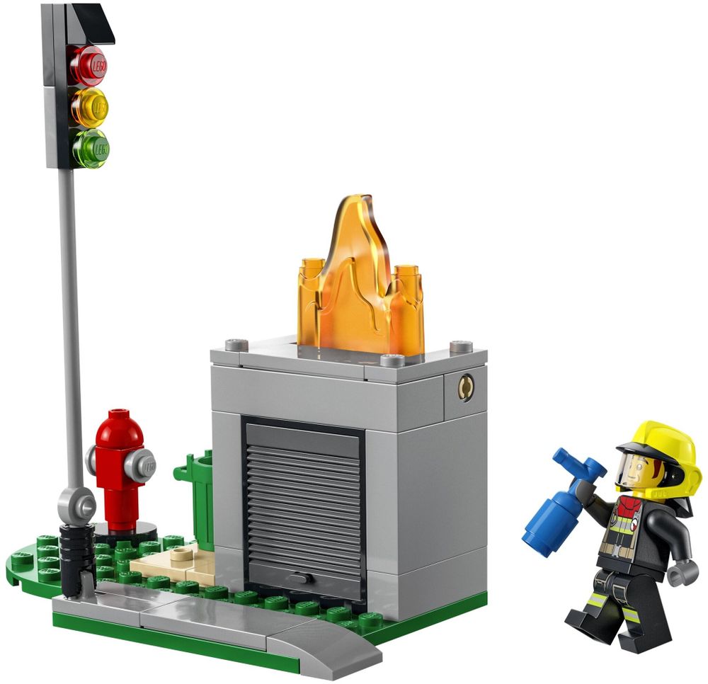 Конструктор LEGO City Fire 60319 Пожарная бригада и полицейская погоня