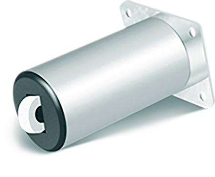 Опора прямая Н-100 с фланцем+колесо (80)