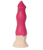 Розовый фаллоимитатор Фосса - 19,5 см. (Цвет: розовый)