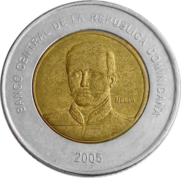 10 песо 2005 Доминикана XF