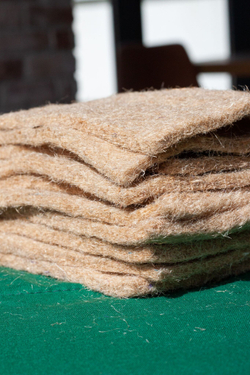 Коврики для выращивания урожаев микрозелени из натурального джута набор 100 шт. 15*9,5 см