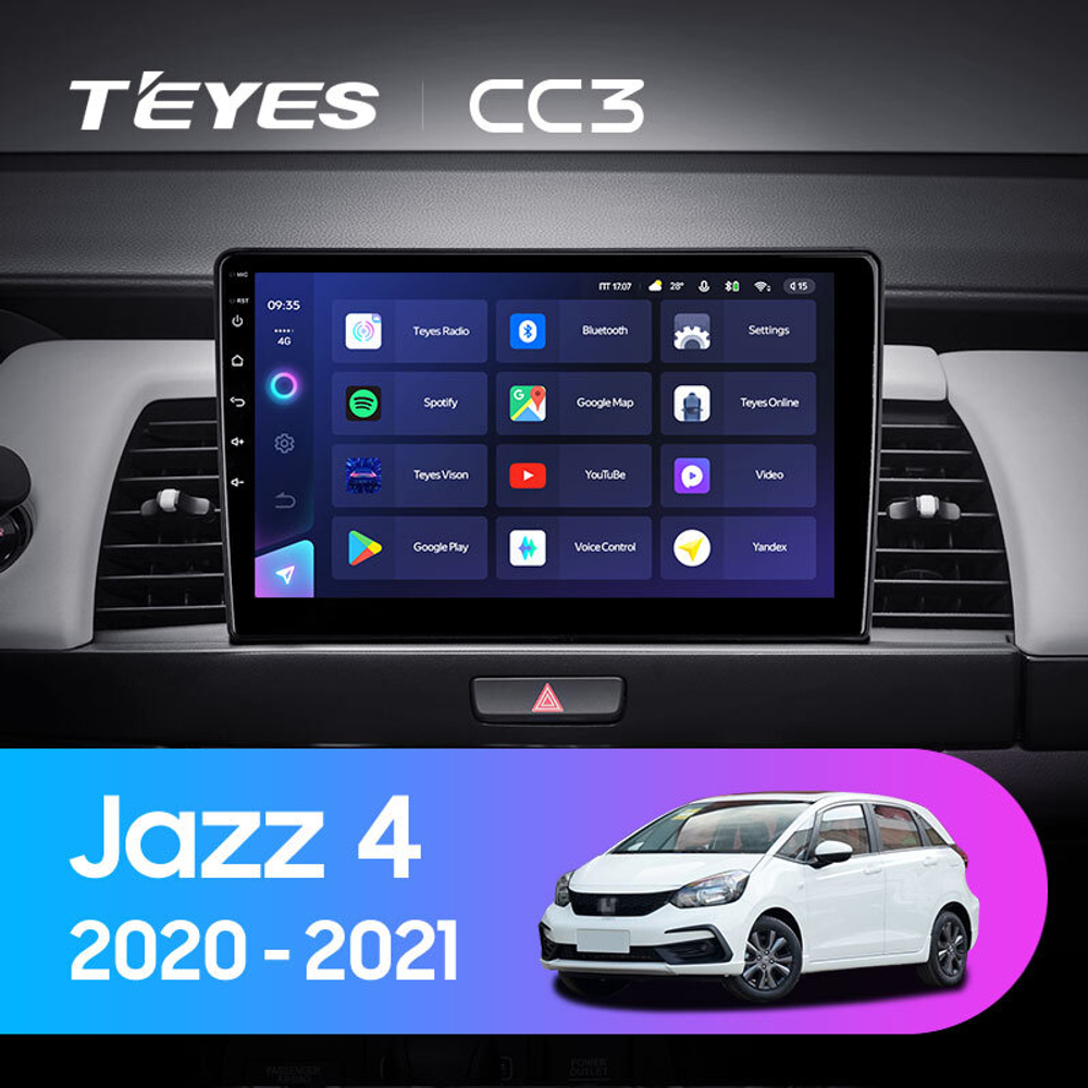 Teyes CC3 10,2" для Honda Jazz 4 2020 - 2021