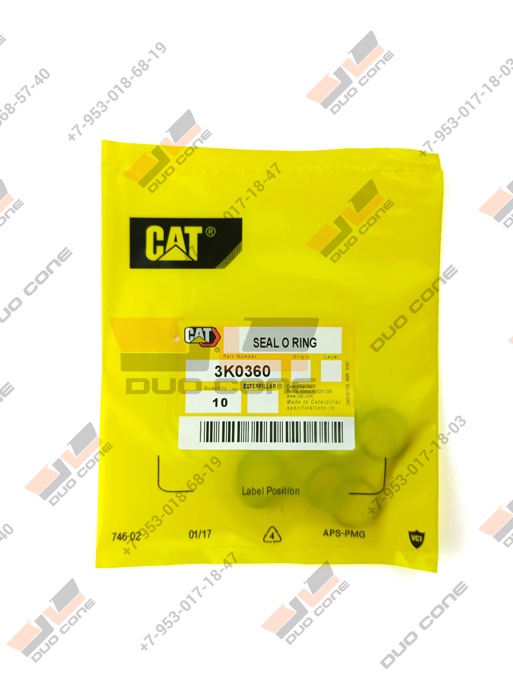 Кольцо O-ring круглого сечения 3K0360 Caterpillar