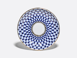 Чашка с блюдцем чайная 250 мл форма Тюльпан рисунок Кобальтовая сетка арт. 81.10105.00.1