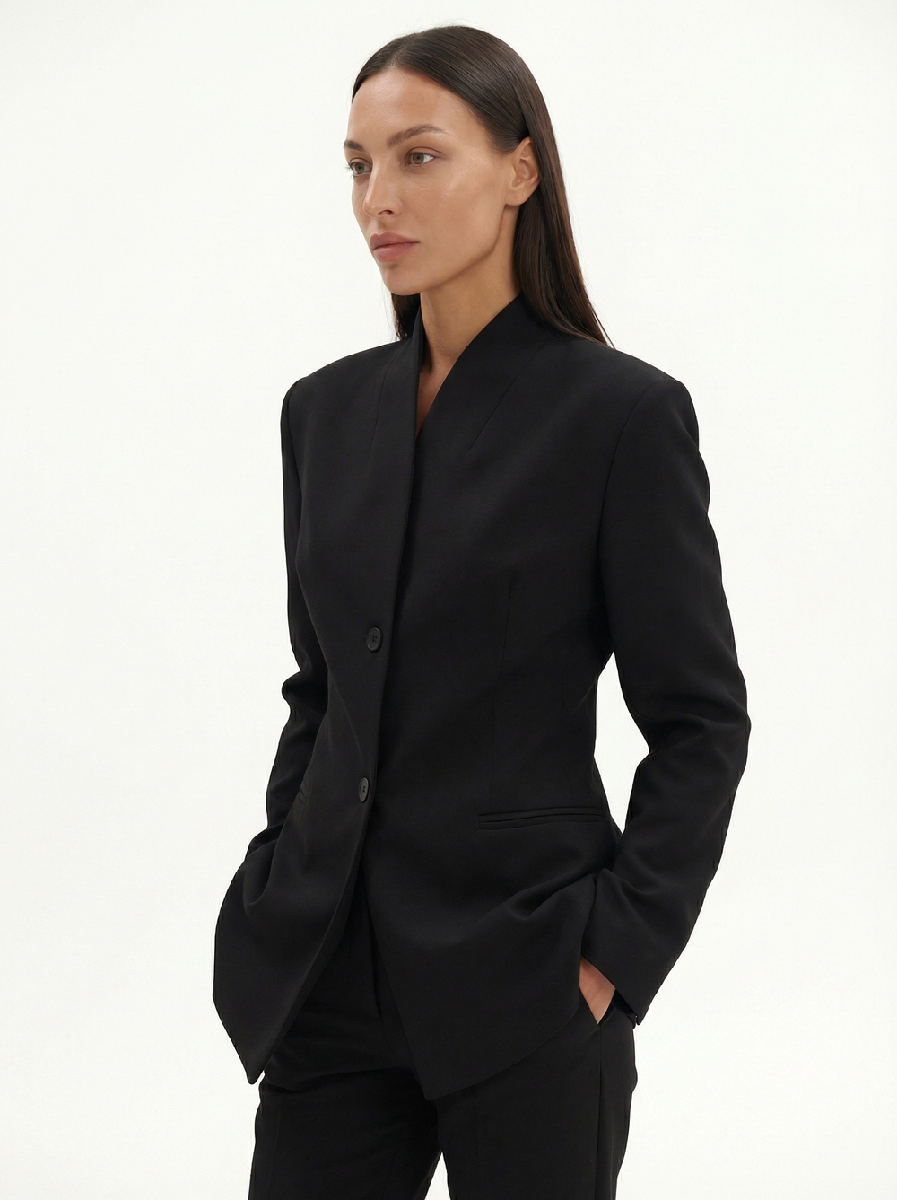 Приталенный жакет BLACK SWAN | Черный