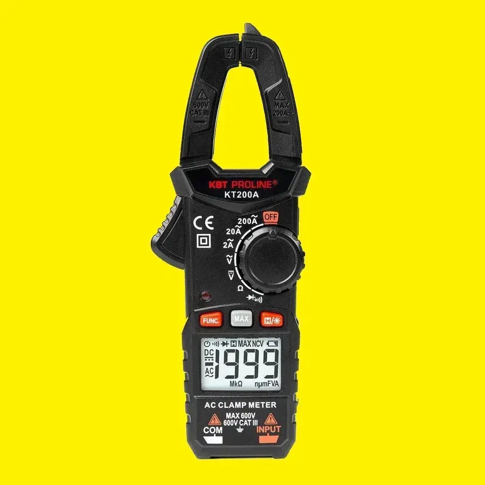 Токовые клещи цифровые КТ200А PROLINE КВТ 79129