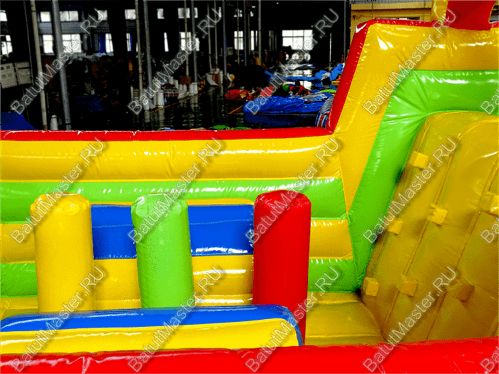 Спортивный надувной игровой батут "Увлекательная полоса мини"