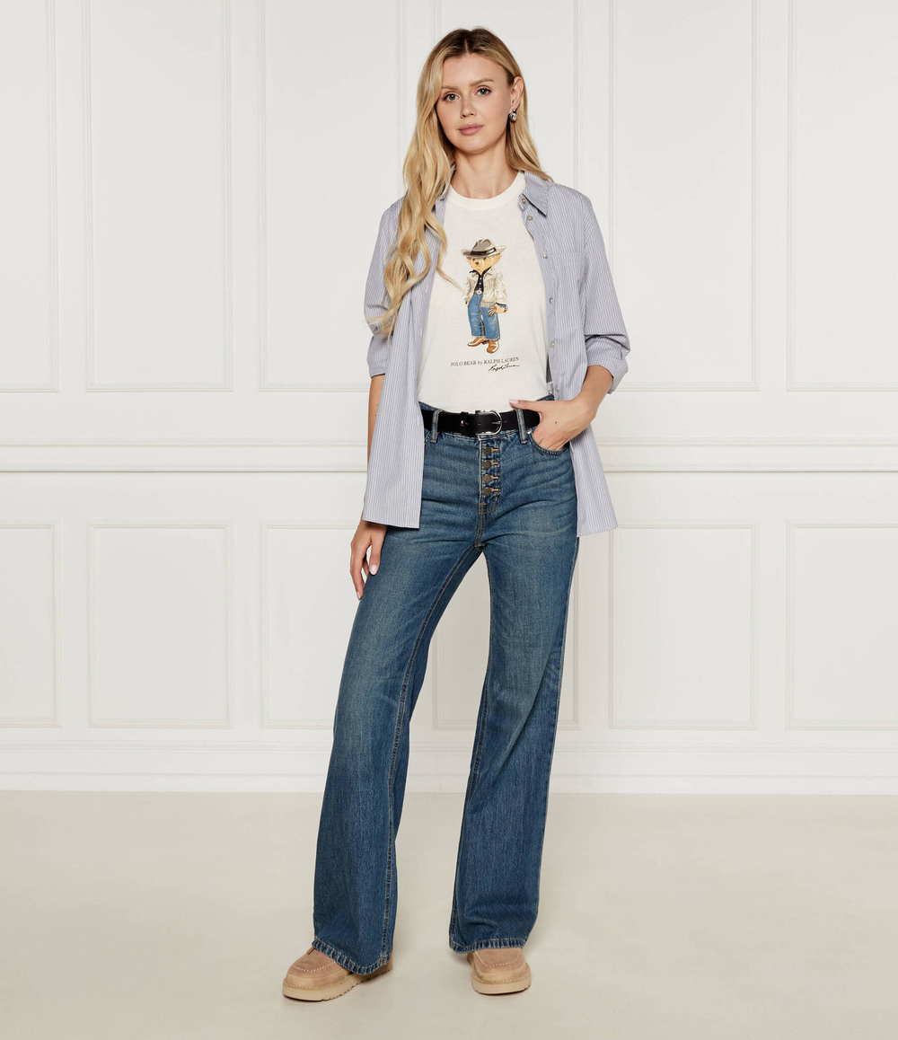 Футболка POLO RALPH LAUREN - экрю(211941187)