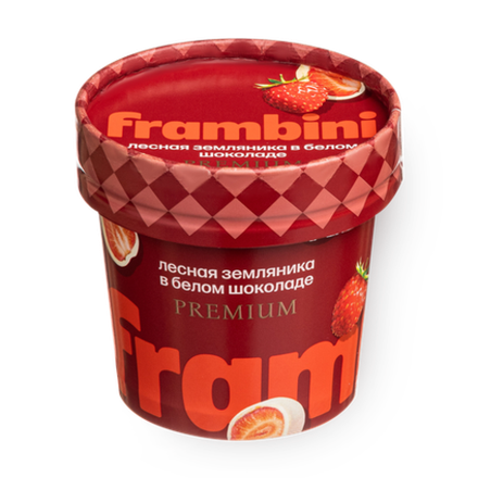 Frambini лесная земляника в белом шоколаде 60гр