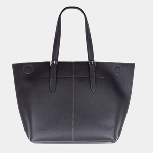 Сумка Shopper Vintage из кожи теленка, черного цвета