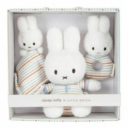 Мягкая игрушка Little Dutch Sunny Stripes Miffy - Подарочный набор из 3-х мягких Зайчиков - Little Dutch 8713291668799