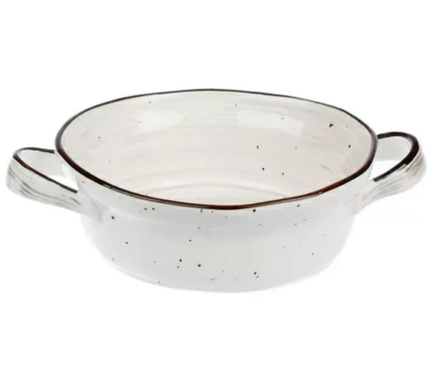 Бульонная чаша с ручками White Fusion 600 мл, h 5,5 см, P.L. Proff Cuisine