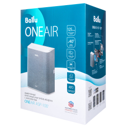 Очиститель воздуха приточный BALLU, ONEAIR ASP-100W