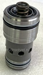 LC16DB40A7X/V - Логический клапан (патрон) Ду16, функция - предохранительный клапан давления, давление открытия 4 бар, A = седельный с демпфером, уплотнение V = FKM
