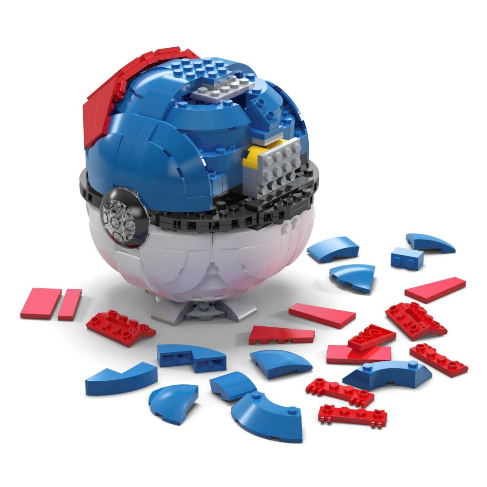 MEGA Pokemon - Duży GreatBall Набор строительных блоков 299 элементов HMW04