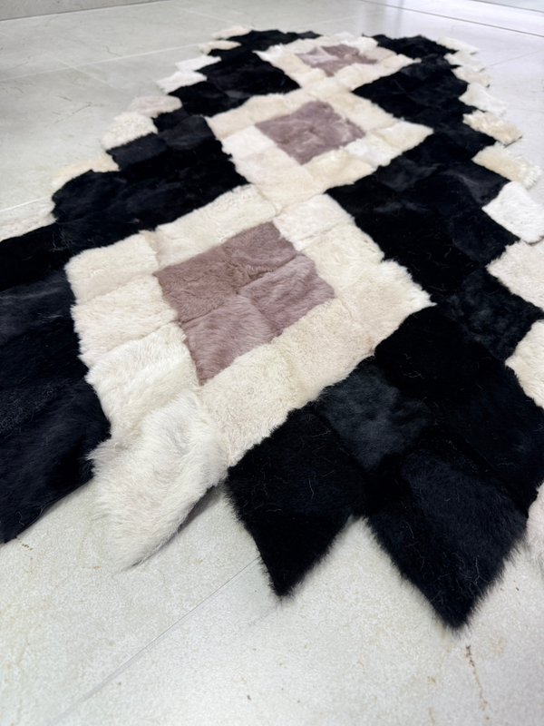 Меховой Коврик прикроватный накидка на кресло из овчины