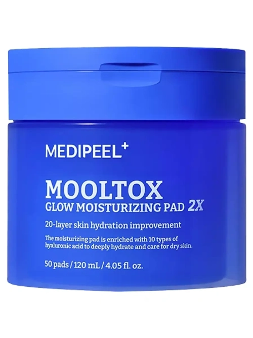 Medi-Peel Mooltox Glow Moisturizing Pad 2X интенсивно увлажняющие пэды