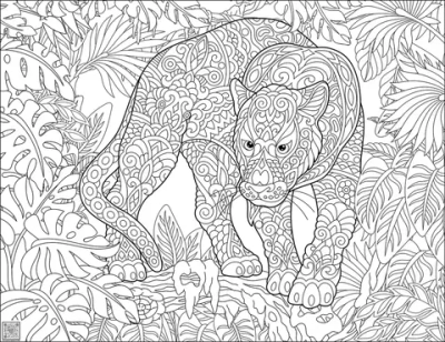 Цифровое панно ID Wall Раскраска "Хищник"