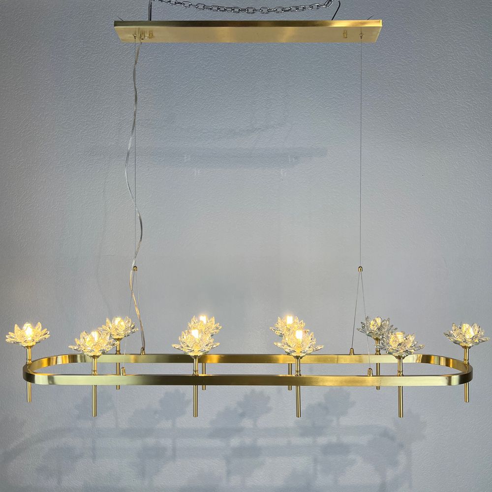 Подвесная Люстра Lotos Long 10 By Imperiumloft