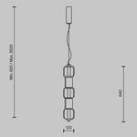 Подвесной светильник Maytoni MOD381PL-L30B3K