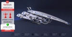 Нормандия normandy mass effect Коллекционная Фигурка Аниме