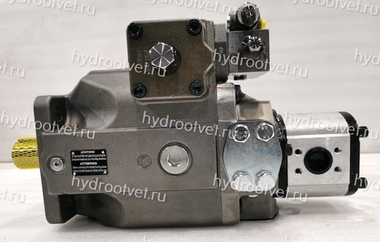 A4VSG355EO2/30R-PPB10N009N - Насос аксиально-поршневой регулируемый реверсивный с наклонной шайбой, рабочий объем 355 см3, EO2 = электронное регулирование пропорциональным клапаном, номинальное давление 350 бар