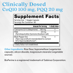 Doctor's Best, коэнзим Q10 с PQQ с высокой степенью усвоения, 60 растительных капсул
