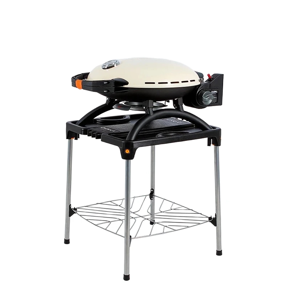 O-Grill 700T bicolor газовый гриль BLACK- CREAM 700T_CREAM