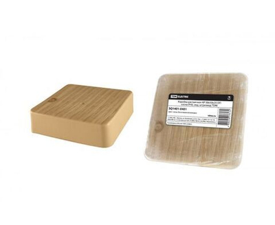 Распаечная коробка TDM 50х50х20 ОП сосна SQ1401-0401 - 12 шт