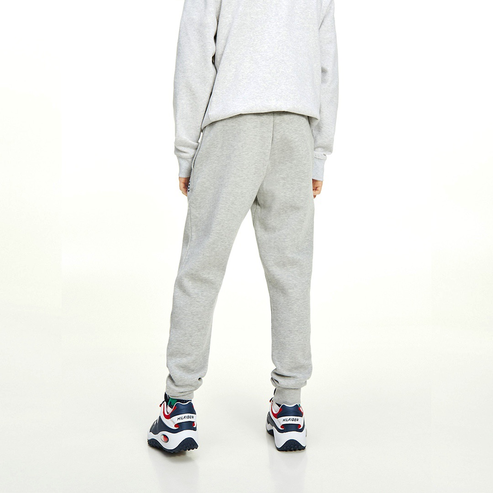 Брюки Tommy Jeans Slim Box Flag Grey Heather