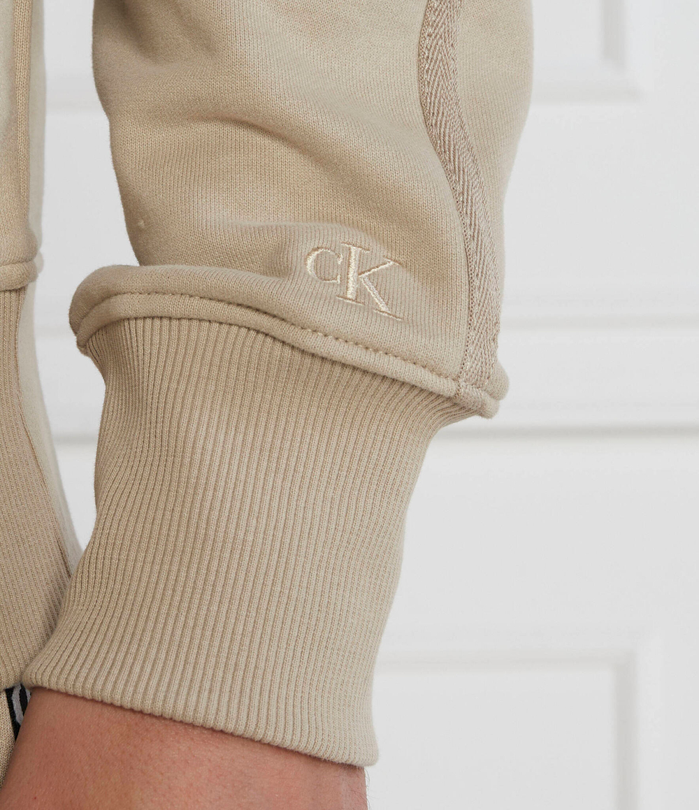 Худи WOVEN TAB CALVIN KLEIN JEANS - бежевый(J30J324531)