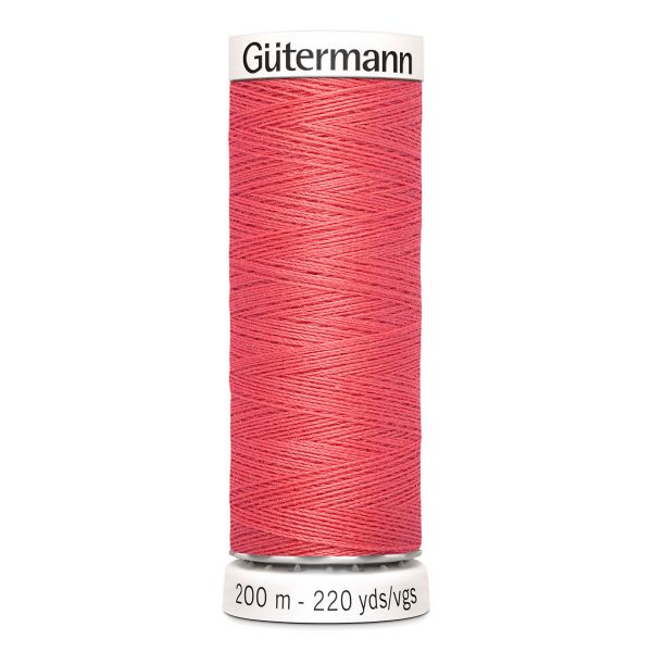 Нитки универсальные Gutermann Sew-all 100 (200 метров), 5 кат. | 927 коралл
