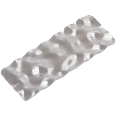 Зажим для волос «AKS - DesignPRO», прямоугольник, цвет золото и хром, 4,5*2см