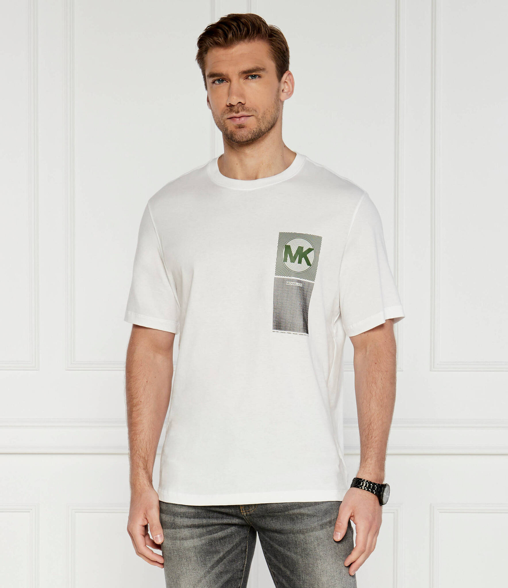 Футболка BEACON TEE Michael Kors - белый(CT4525NFV4)