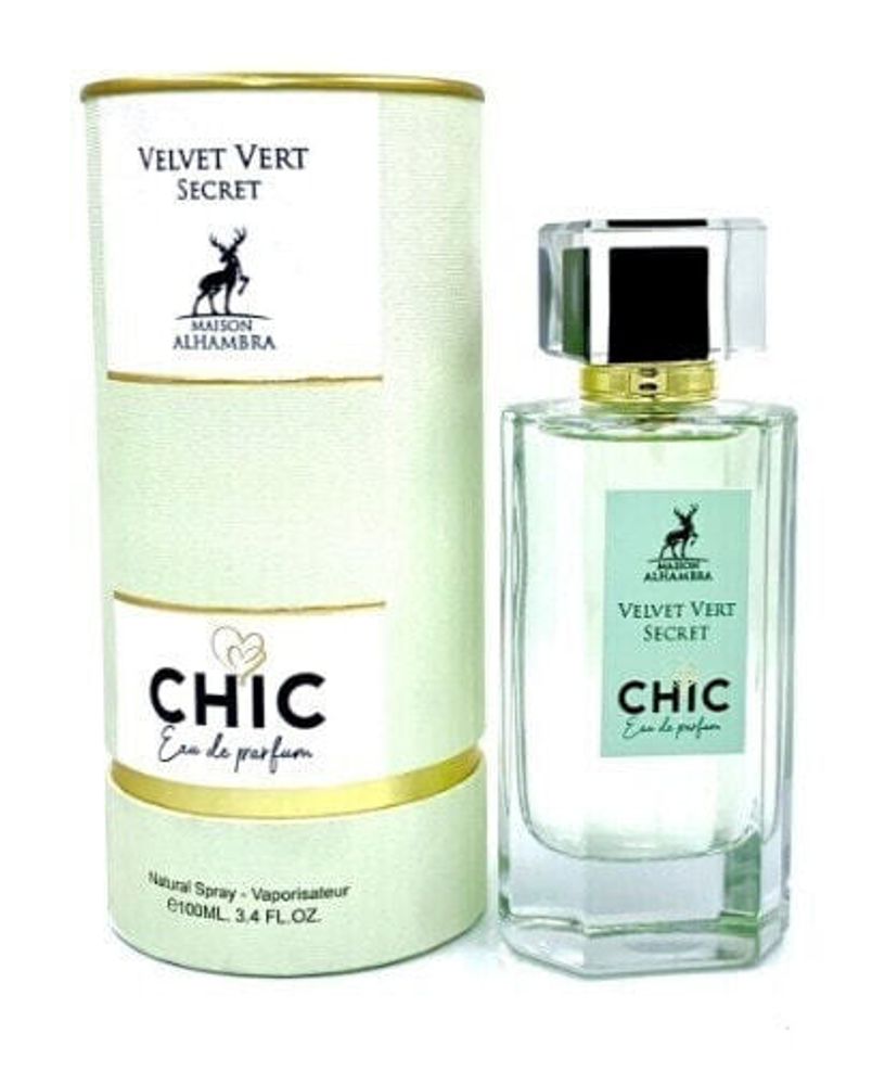 Цветочный мускусный парфюм Chic Velvet Vert Secret Alhambra 100 мл EDP