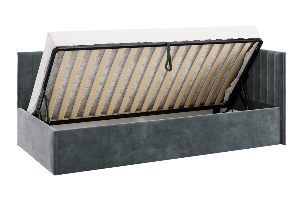 Кровать тахта с подъемным механизмом Твикс 900*2000 (велюр) МФ Мебельсон, г. Ижевск