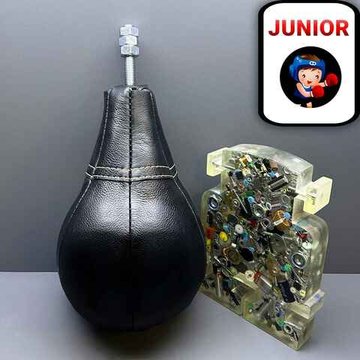 Груша в сборе кожаная Junior (чёрная)