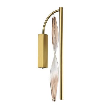 5468/4WL L-VISION ODL_EX27 сатинированн.латунь/градиент коричн./металл/стекло Настенный светильник LED*4W 3500K SPIRA